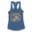 Straight Outta Andhra Mess Women's Racerback Tank in Solid Royal Color